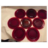 HK1B 8 R1700 Royal Ruby Anchor Hocking 8' Luncheon