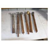 6 Wooden Tip Ups Ice Fishing