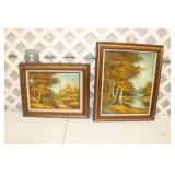 G 2 Oil on Canvas Paintings 12x16' & 16x20'