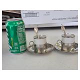 A2 2 Porcelain Verocruz Brazil Espresso Cups-Spoon