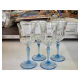 I2 4 Wine Glass American Heritage Blue by St Georg