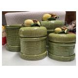 2E2 Goodwood Japan 4pc Canister Set (Not Perfect)