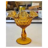 GA1 Thumbprint Colonial Amber-Fenton 6' Round Comp