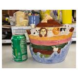 A1 Jay Import Noah's Ark Ceramic Cookie Jar