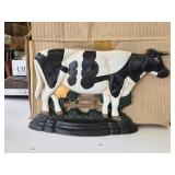 A3-HOLSTEIN COW Cast Iron Door Stop