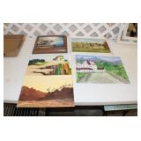 A2 4 Oil on Board Paintings/1 Oil on Canvas Paint