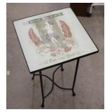 G Glass Top Big Reef Bar & Grill Table 14x14x23'