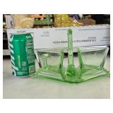 A1 Modernistic-Green New Martinsville Sugar, Cream