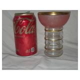 2E3 4 3/4' Tall Unusual Bubble Glass