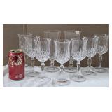 2E2 2-7 1/2' Water Goblets/7-6 3/4' Wine Goblets