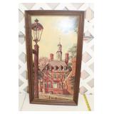 F 12x24' Vintage Print 'Colonial'