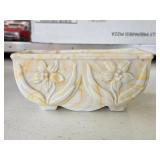 B2 Akro Agate No. 657 Slag Glass Planter