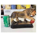 B1 Vintage Chalkware Lion