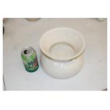 B1 vintage white ironstone spittoon (cuspidor)