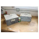 T- Pair Galvanized 6 Dozen Metal Egg Crates