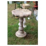 GS 2pc Concrete Bird Bath NO SHIPPING