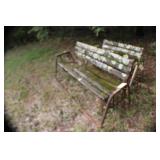 69' Glider Bench Wood Rotted NO SHIPPING