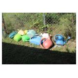 F Large Assortment of Watering Cans NO SHIPPING