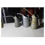 C- 3 Pour Spout Oil Cans