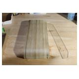 M 22 pieces Clear Plastic 20' x 2 1/2' x 3/8'