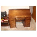 HO Jasper Cabinets Roll Top Desk No Key 55x45x27'