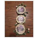 HKW 3 Thomas Kincade's Welcome Home Plates w/Hanga