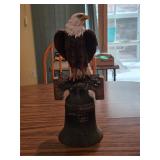 HC3 12' Eagle on Liberty Bell Figurine