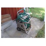 F Deluxe Hose Reel w/Hoses   NO SHIPPING