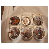 BM4 Franklin Mint Cedil Eakins Six Bird Plates