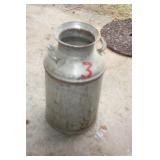 GSD Milk Can No Top NO SHIPPING