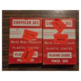HC3 2 Decks Chrysler 302 Playing Cards
