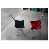 HG4- Pair of Aluminum Cane Chairs