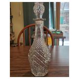 HC3 Anchor Hocking Wexford Clear Glass Decanter w/