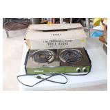 HG1- Superlectric 2-Burner Tablestove Avocado Work