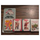 HC3 4 Decks of Christmas Playing Cards