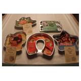 BF3 FIVE Wilton Party/Cake Pans-Turkey-Horse Shoe-
