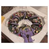 BA6 NEW Thomas Kincade SUMMER Village Wreath