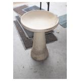 P Ceramic Bird Bath 24' x 18' NO SHIPPING