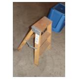 C KELLER W-2 2-Step Wooden Ladder