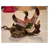 BA5 MCM Maddux Mallard Duck TV Lamp & Console