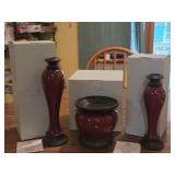 HKCL6 Party Lite Moroccan Spice Candle Holder Set