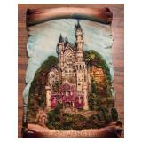 HB2 4 1/4' 3D Resin Neuschwanstein Castle Bavaria