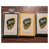 HA3 3 Used Peters Meat Products Decks of Cards