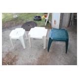 GSA 3 Resin Patio Tables NO SHIPPING