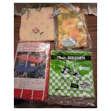 HHCL12 3NEW Vinyl Tablecloths/1 Curtain