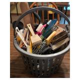 HG2 Basket of Miscellaneous Kitchen Utensils