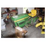 GS John Deere 214 Garden Tractor w/40' Rototiller
