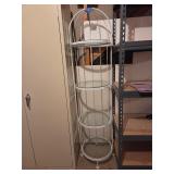 BA2 4-Shelf Display Metal w/Glass Shelves NO SHIP