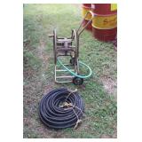 F Hose Reel w/Soaker Hose?  NO SHIPPING