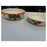 VTG Franciscan 'Apple' Pattern Serving Bowls